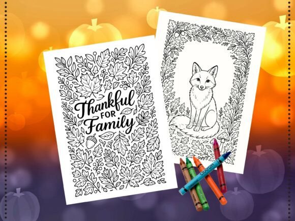 Download Thanksgiving Coloring Pages Activity PDF - Premium Resources